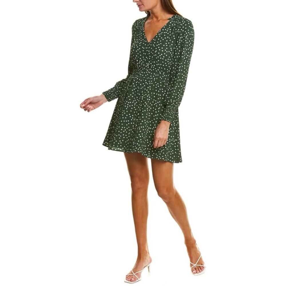 BB Dakota Don't Call Me Ditsy Dress in Cypress Green Small NWT - Picture 4 of 8